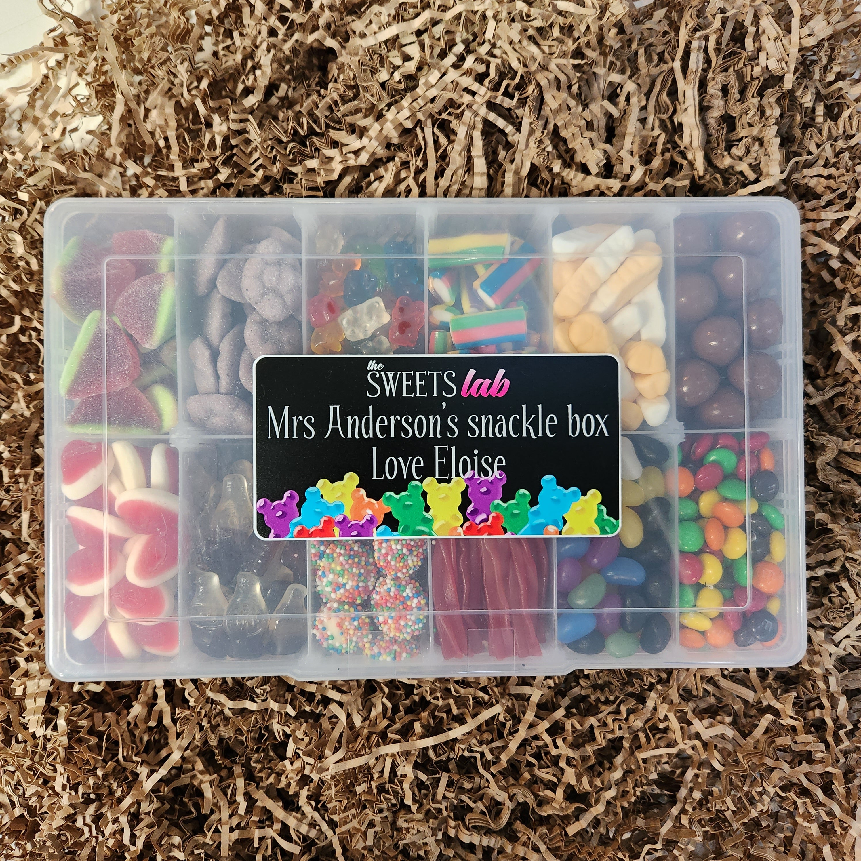 Snackle Box - Personalised – The Sweets Lab