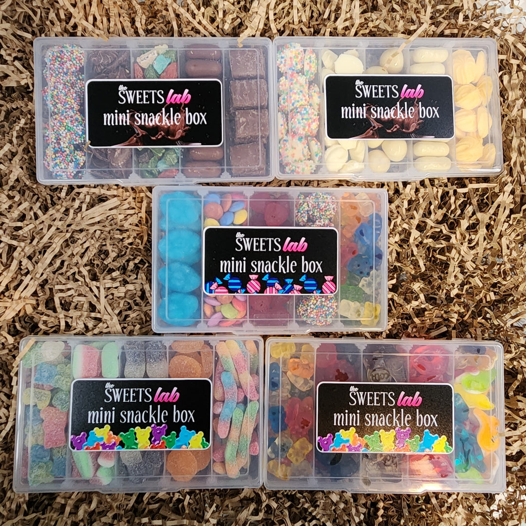 Lab Snacks Box Mini Snackle Box - Personalised – The Sweets Lab