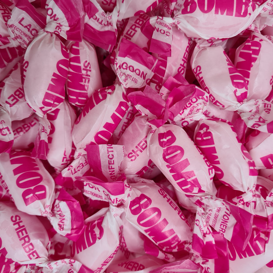 Sherbet Bombs - Pink - Bulk Buy & Lolly Info
